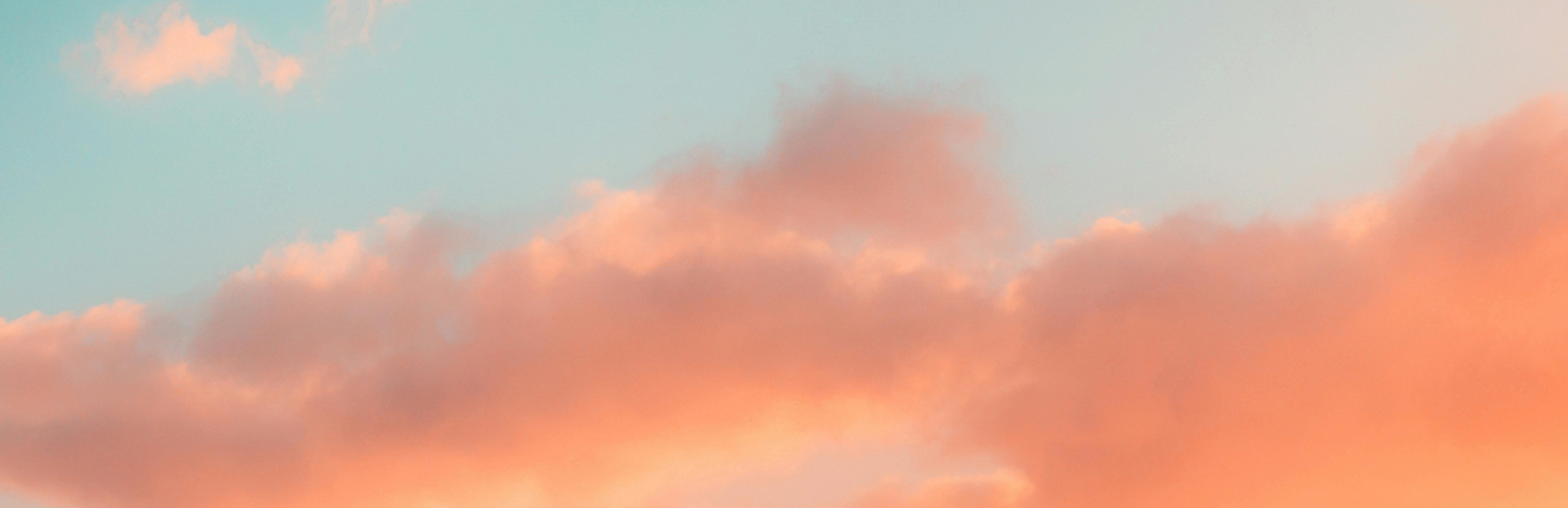 Colorful sky with clouds